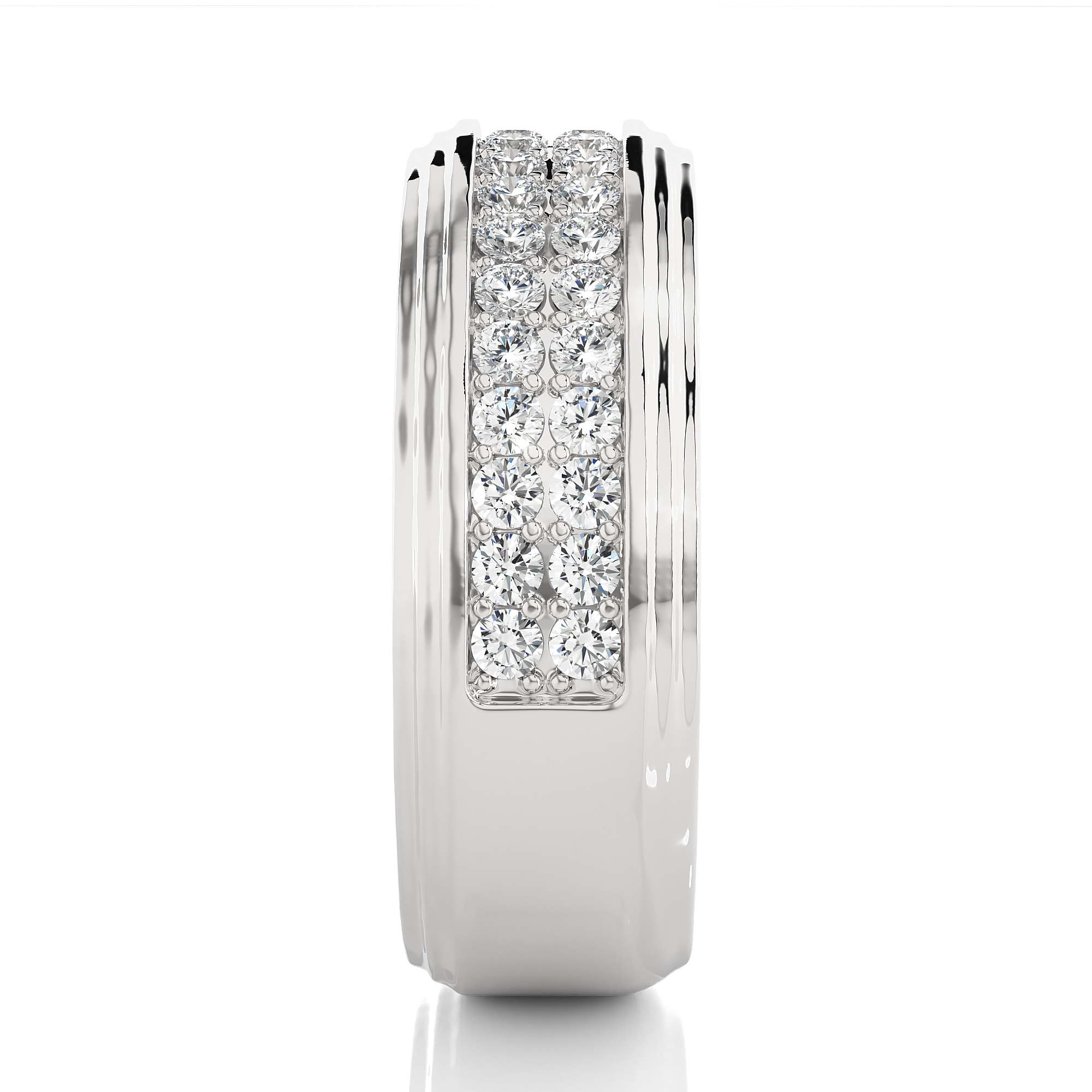 1.03 Carat G Color VS1 Clarity Diamond Studded Natural Diamond Ring.